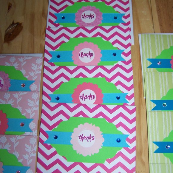 Set of 20 Handmade Thank You Cards - Picture 3 of 7